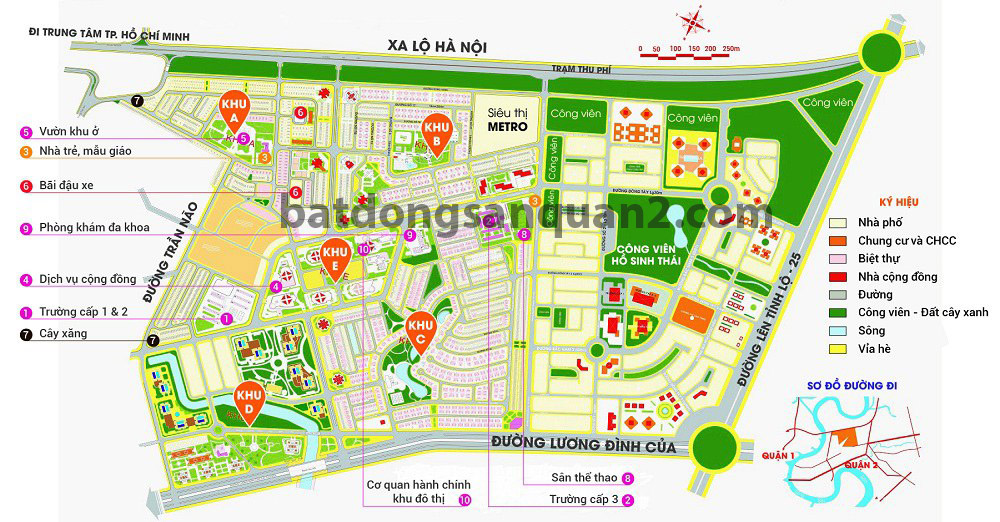 Chính chủ gửi bán đất đường 11 Khu D Trần Lựu An Phú Quận 2 1 quy hoạch khu d phuong an phu quận 2 batdongsanquan2.com
